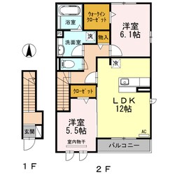 ガーデンプラザ新栄　E棟の物件間取画像